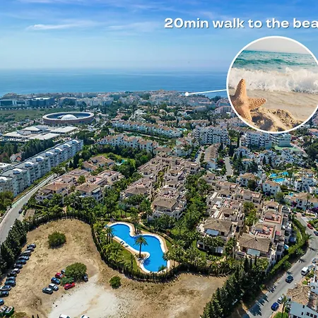 Vacation I Private Heated Swimming Pool, Walking Distance To Puerto Banus, Security 24-7, Bbq, Wifi Apartment